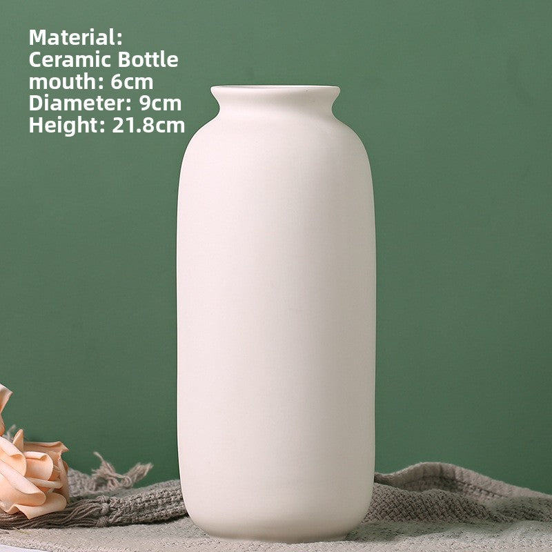 Minimalist Ceramic Flower Vase