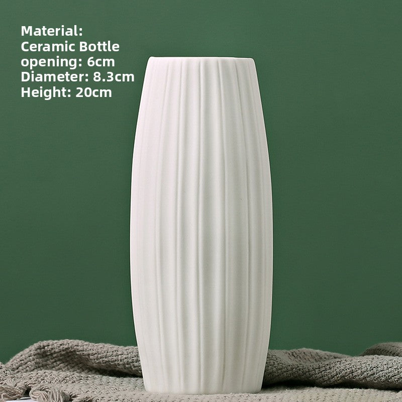 Minimalist Ceramic Flower Vase