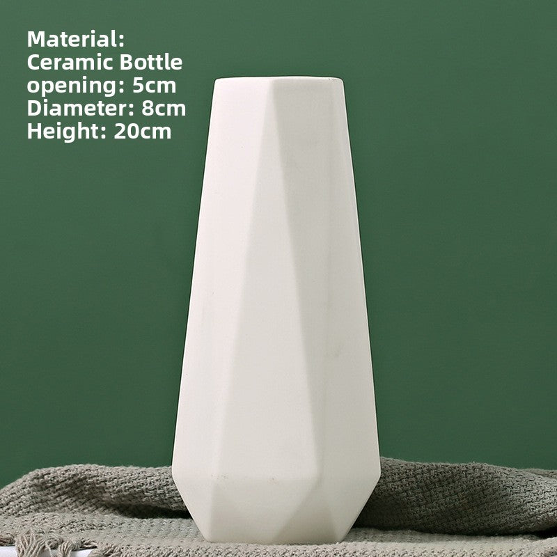 Minimalist Ceramic Flower Vase