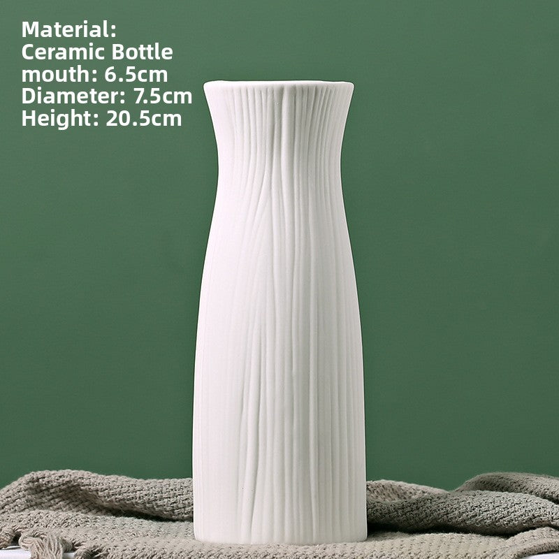 Minimalist Ceramic Flower Vase