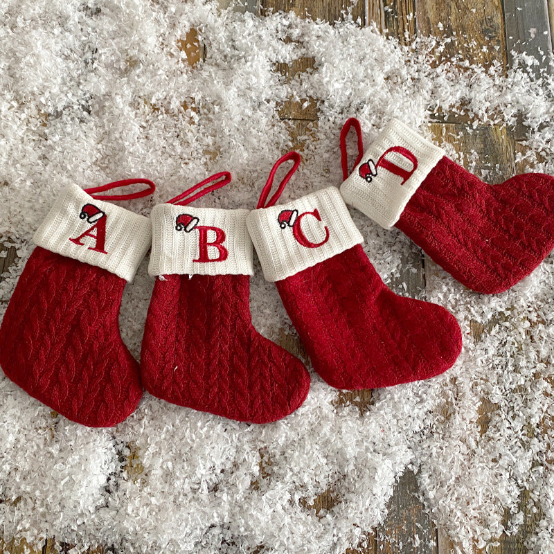 Personalized Letter Christmas Stocking