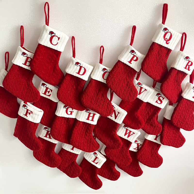 Personalized Letter Christmas Stocking