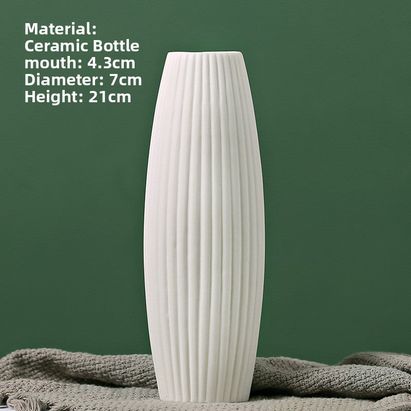 Minimalist Ceramic Flower Vase