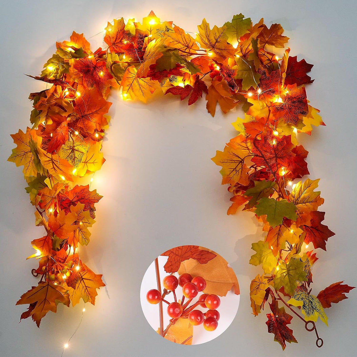 Autumn Maple Leaf Garland
