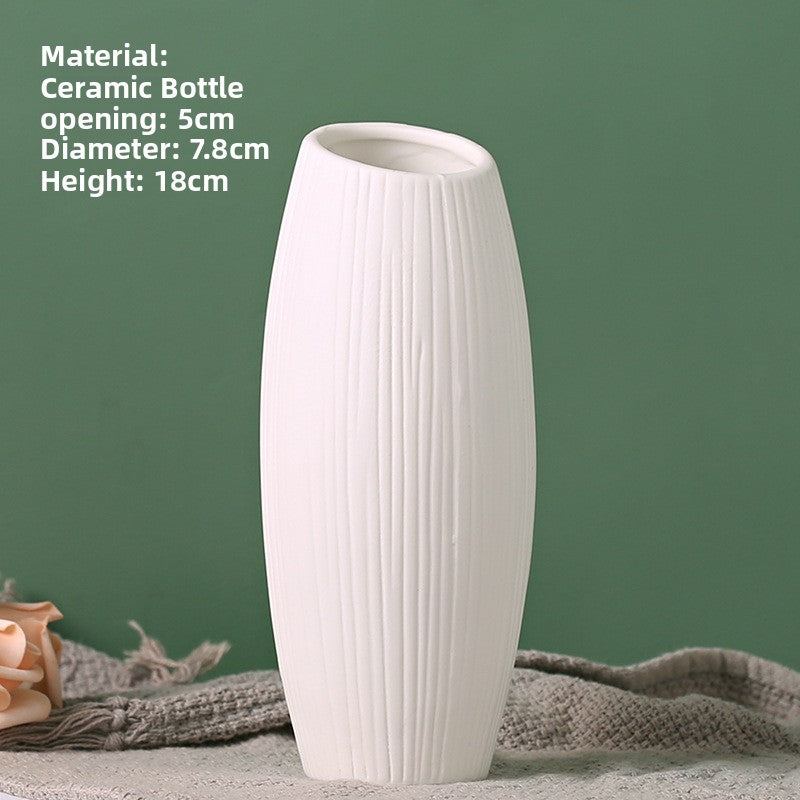 Minimalist Ceramic Flower Vase