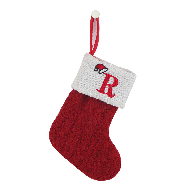 Personalized Letter Christmas Stocking