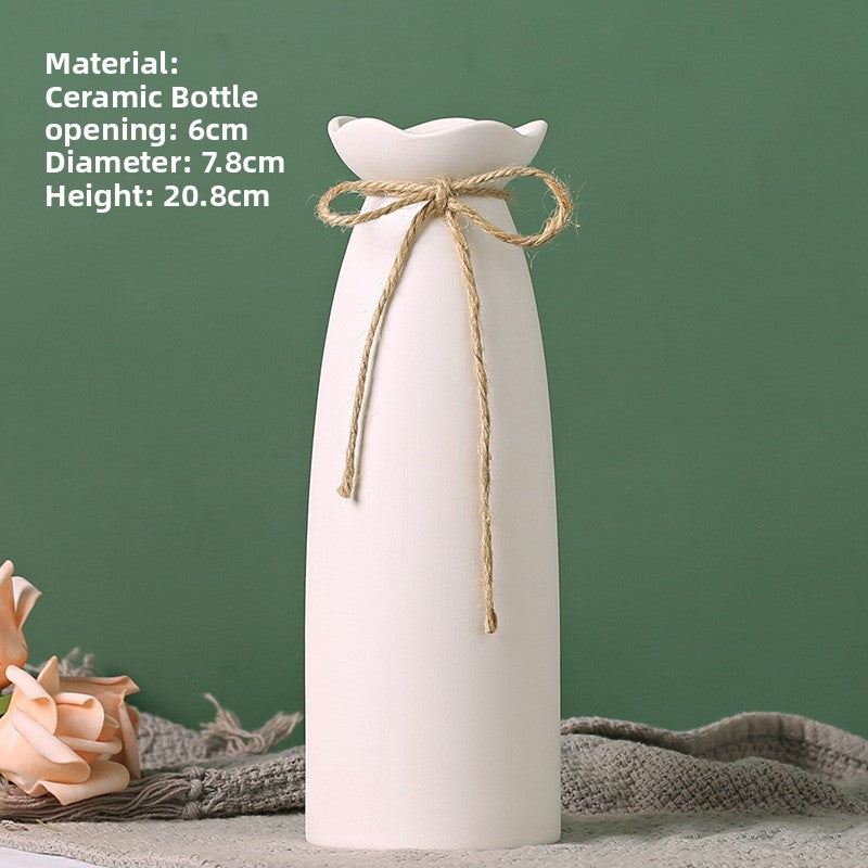 Minimalist Ceramic Flower Vase