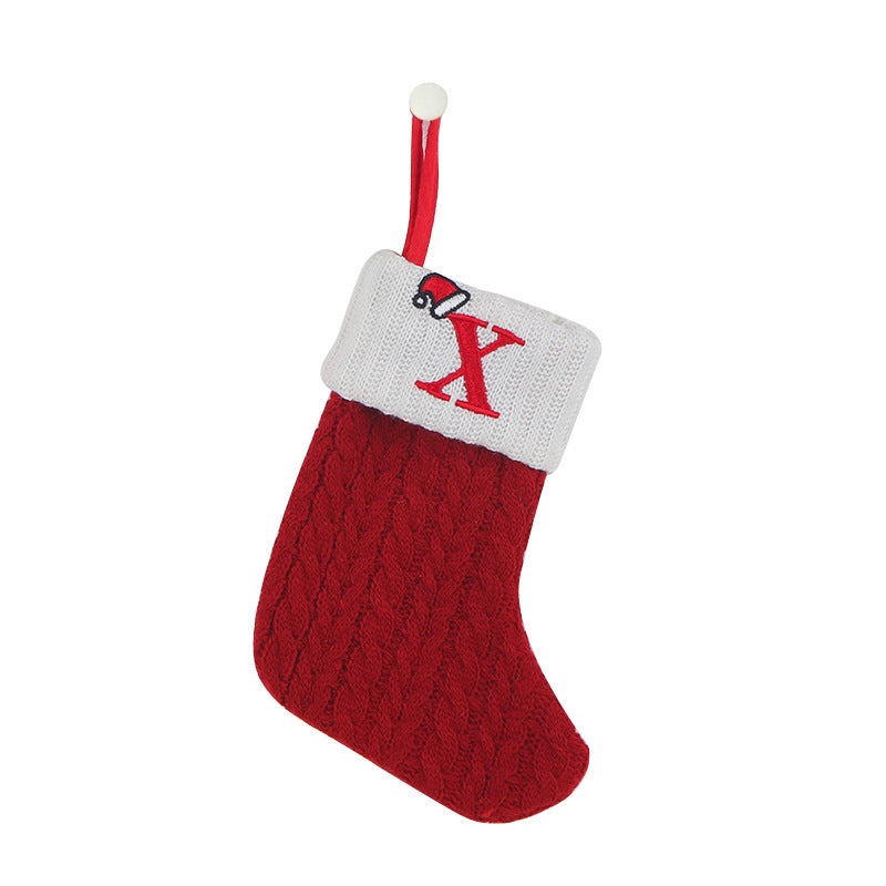 Personalized Letter Christmas Stocking