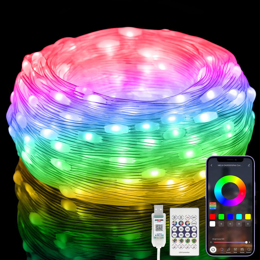 Music-Sync LED Curtain Lights