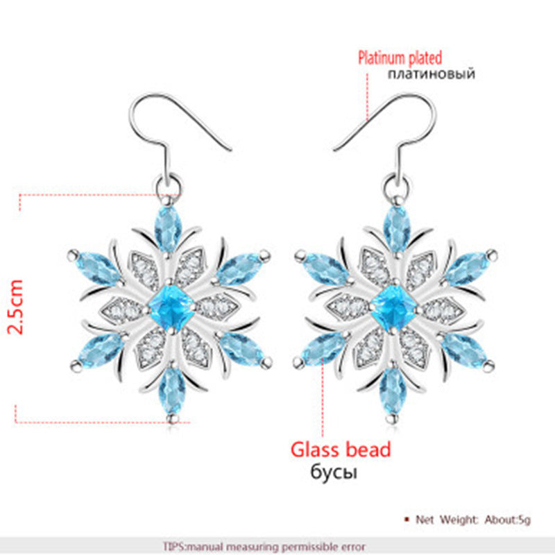 Snowflake Earrings & Necklace Set