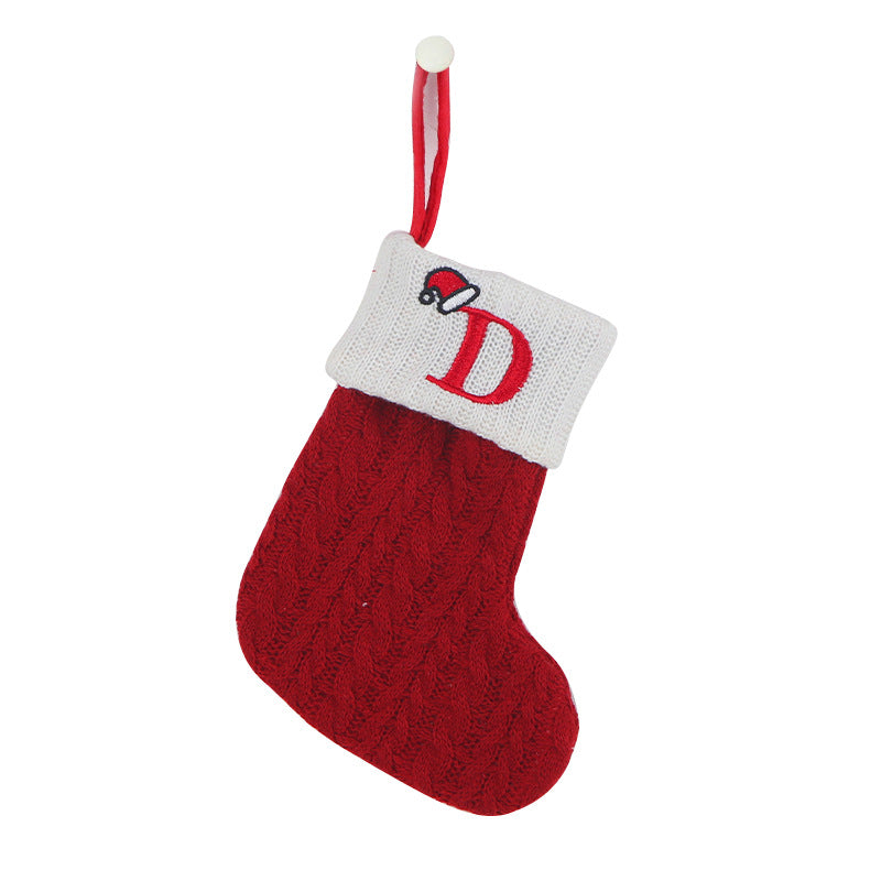Personalized Letter Christmas Stocking
