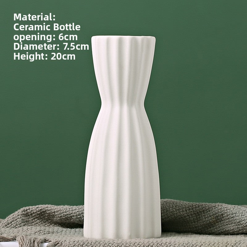 Minimalist Ceramic Flower Vase
