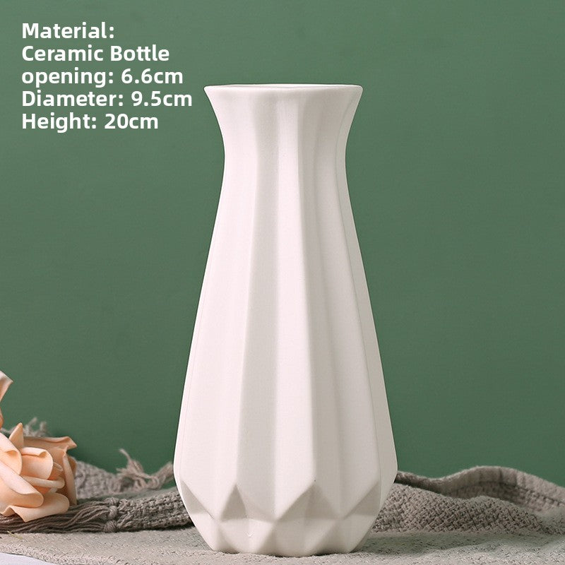Minimalist Ceramic Flower Vase