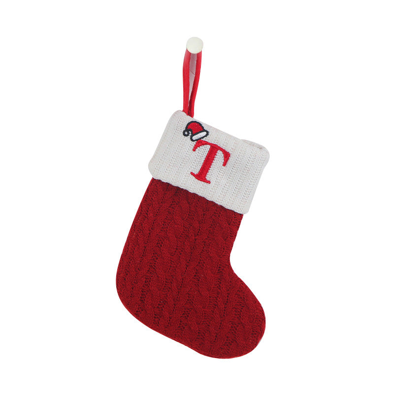 Personalized Letter Christmas Stocking
