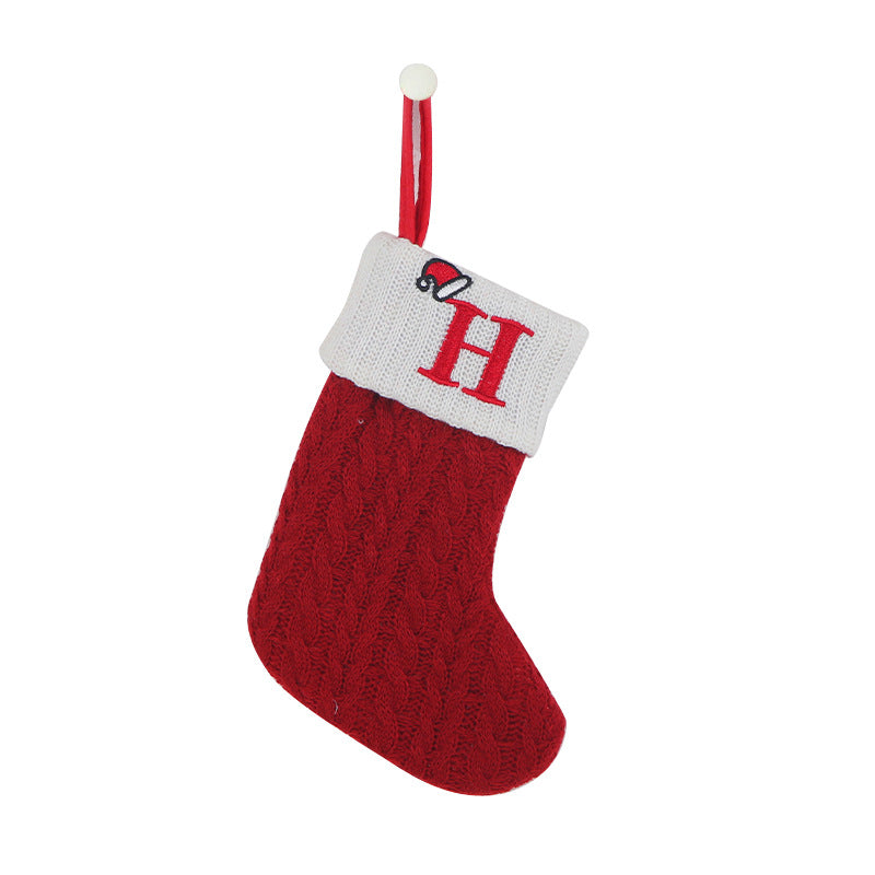 Personalized Letter Christmas Stocking