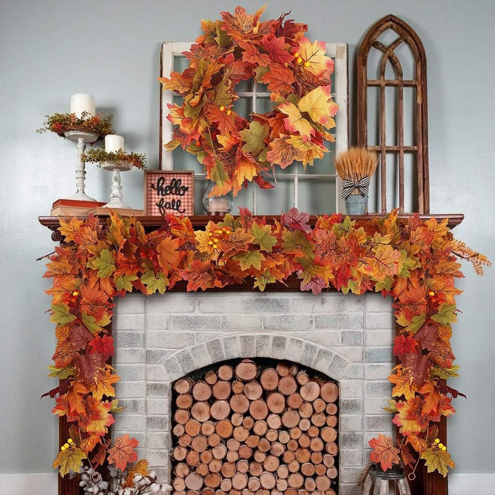 Autumn Maple Leaf Garland
