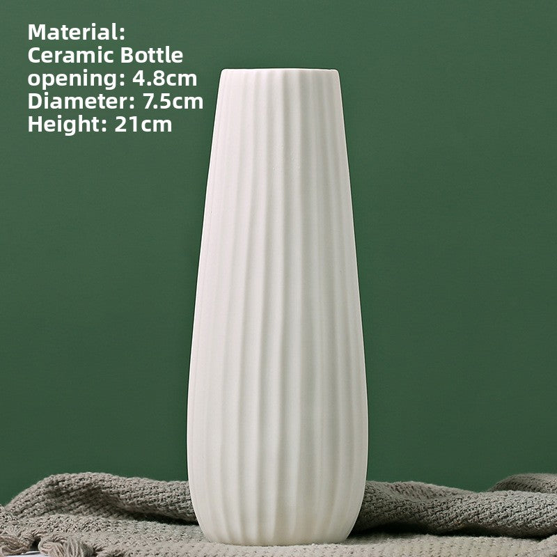 Minimalist Ceramic Flower Vase