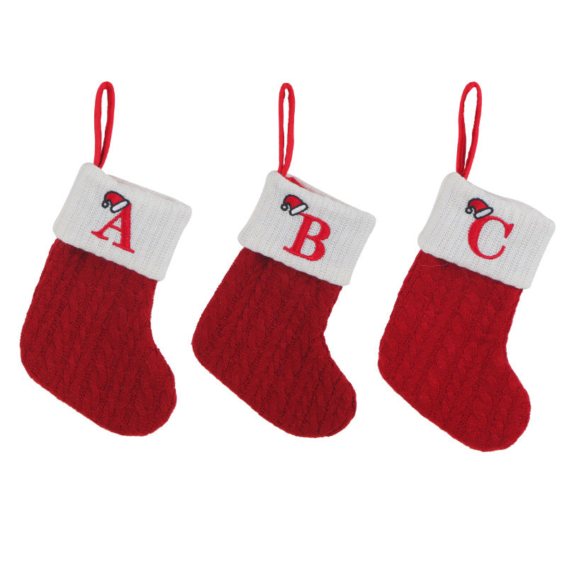 Personalized Letter Christmas Stocking
