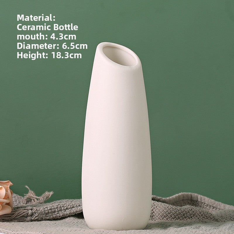 Minimalist Ceramic Flower Vase