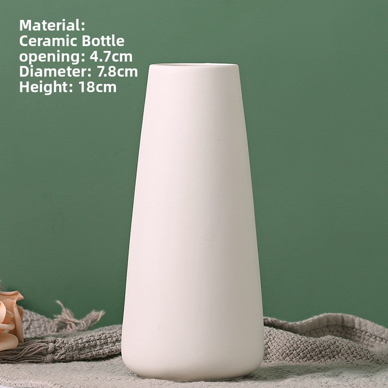 Minimalist Ceramic Flower Vase