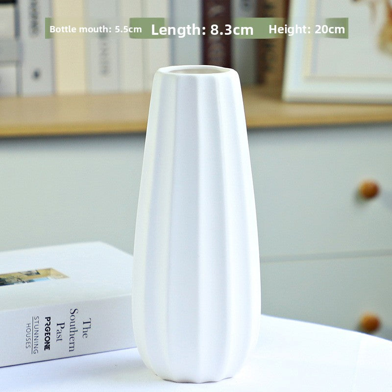 Minimalist Ceramic Flower Vase