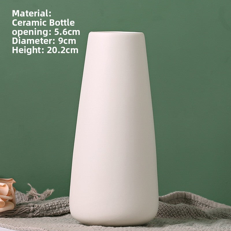 Minimalist Ceramic Flower Vase