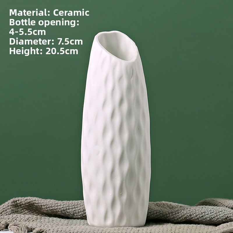 Minimalist Ceramic Flower Vase
