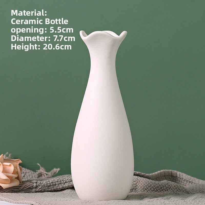 Minimalist Ceramic Flower Vase