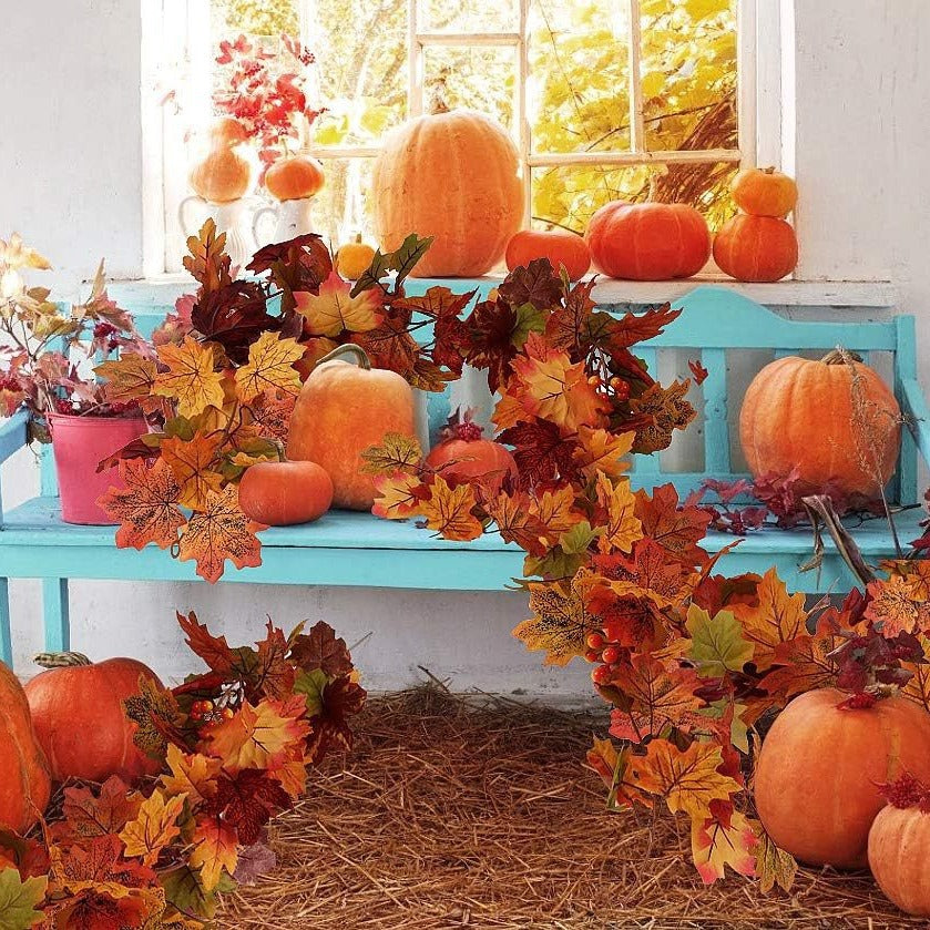 Autumn Maple Leaf Garland