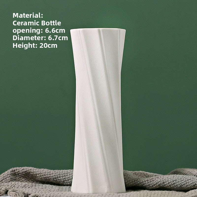 Minimalist Ceramic Flower Vase