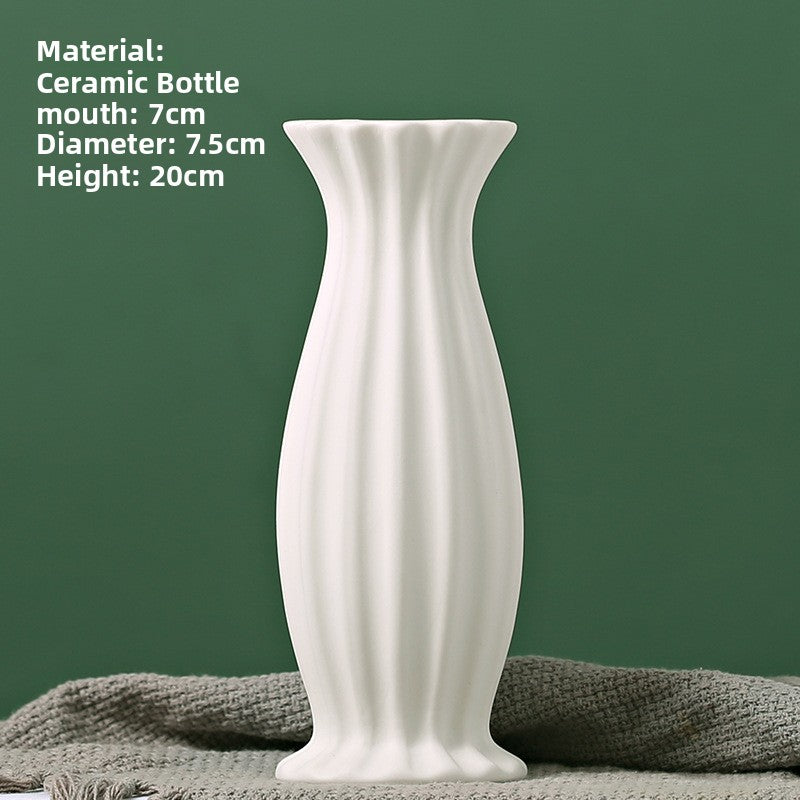 Minimalist Ceramic Flower Vase