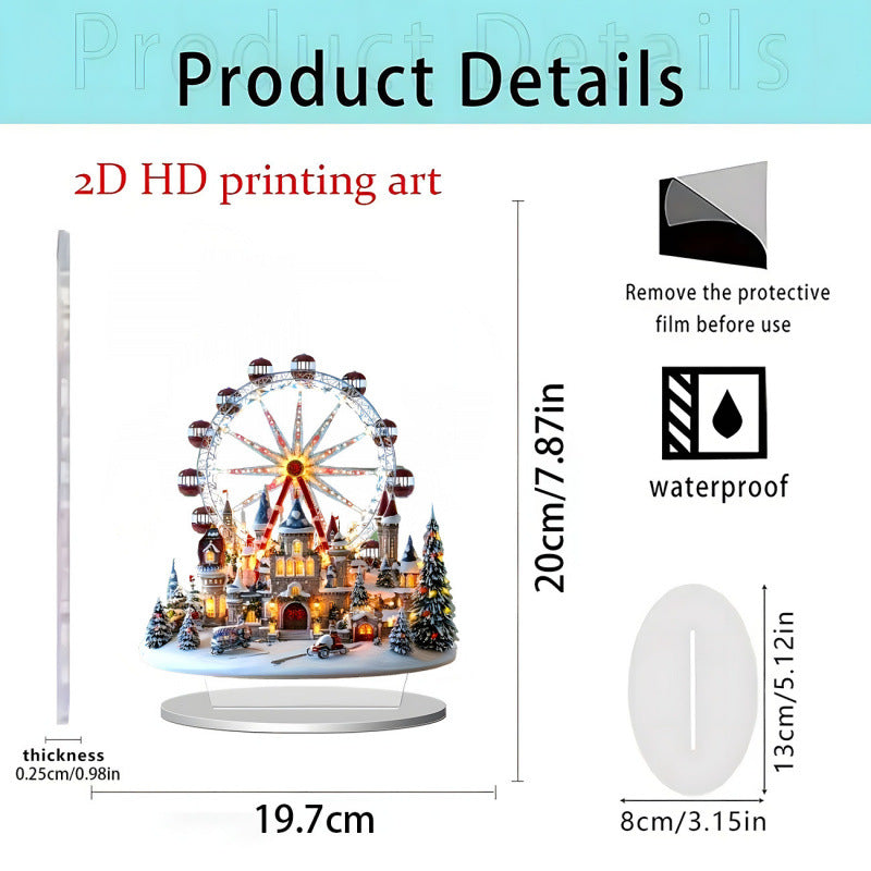 Christmas Carousel Tabletop Decoration