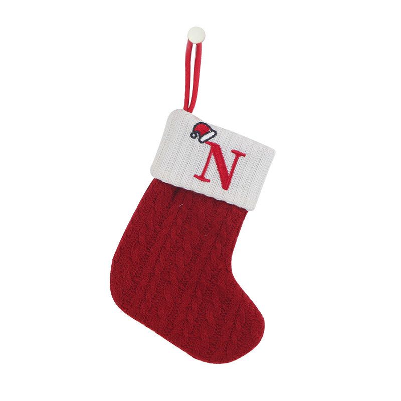 Personalized Letter Christmas Stocking