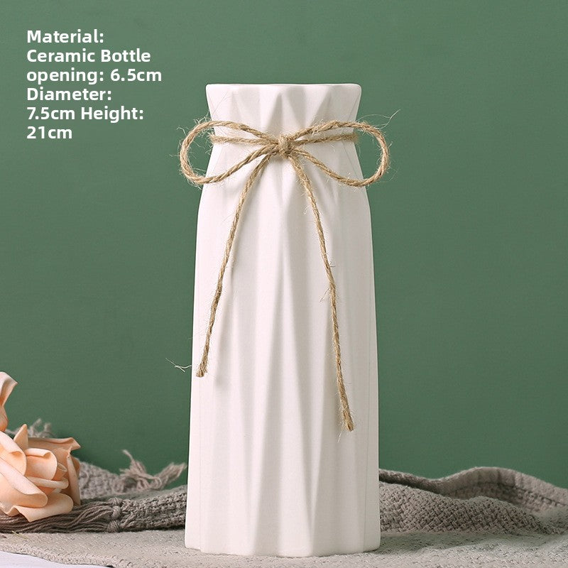 Minimalist Ceramic Flower Vase