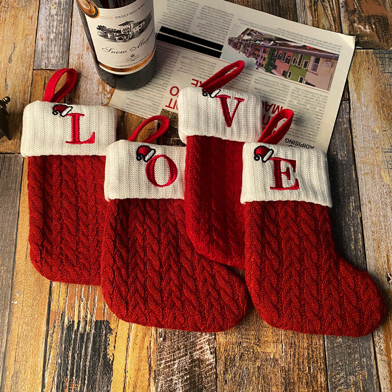 Personalized Letter Christmas Stocking
