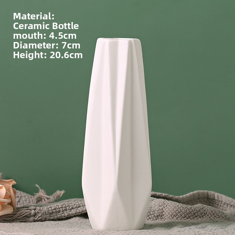 Minimalist Ceramic Flower Vase