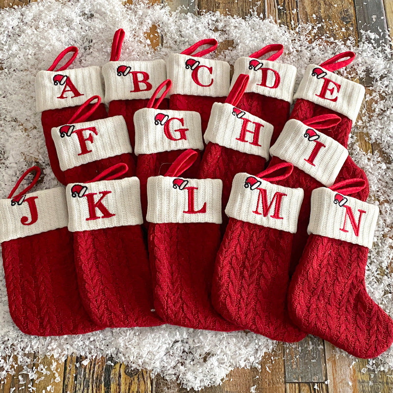Personalized Letter Christmas Stocking