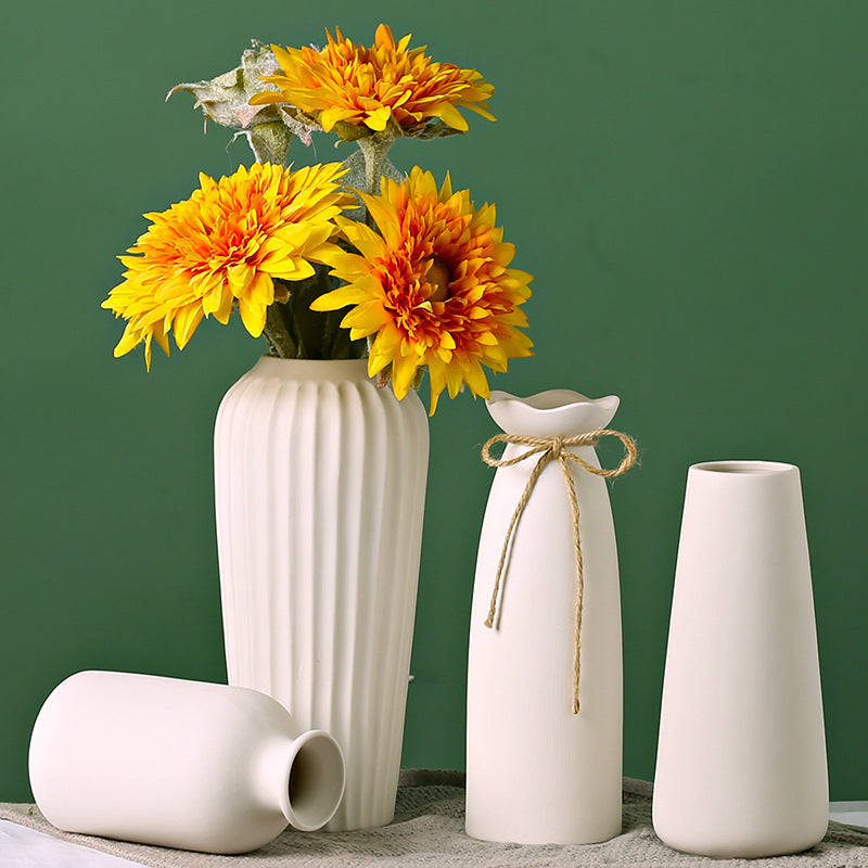 Minimalist Ceramic Flower Vase