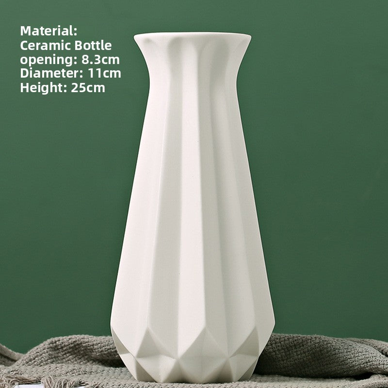 Minimalist Ceramic Flower Vase