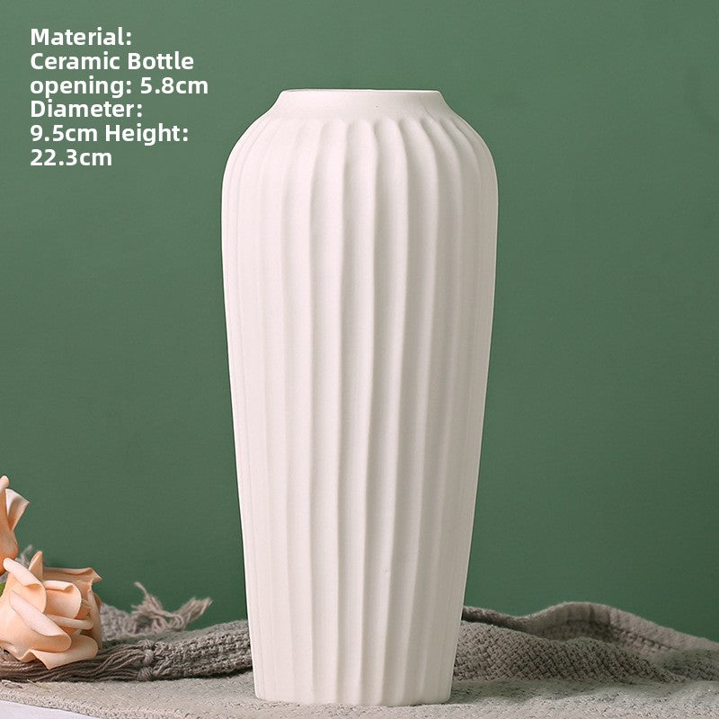 Minimalist Ceramic Flower Vase