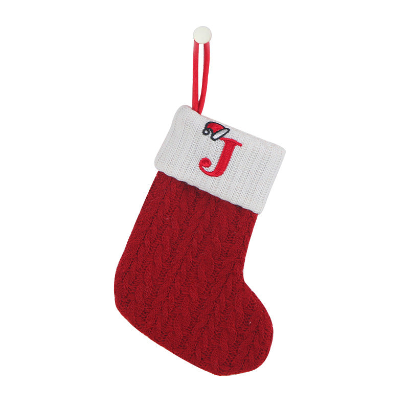 Personalized Letter Christmas Stocking