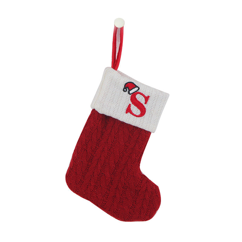 Personalized Letter Christmas Stocking