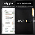 2027 Daily Planner with Gold Foil