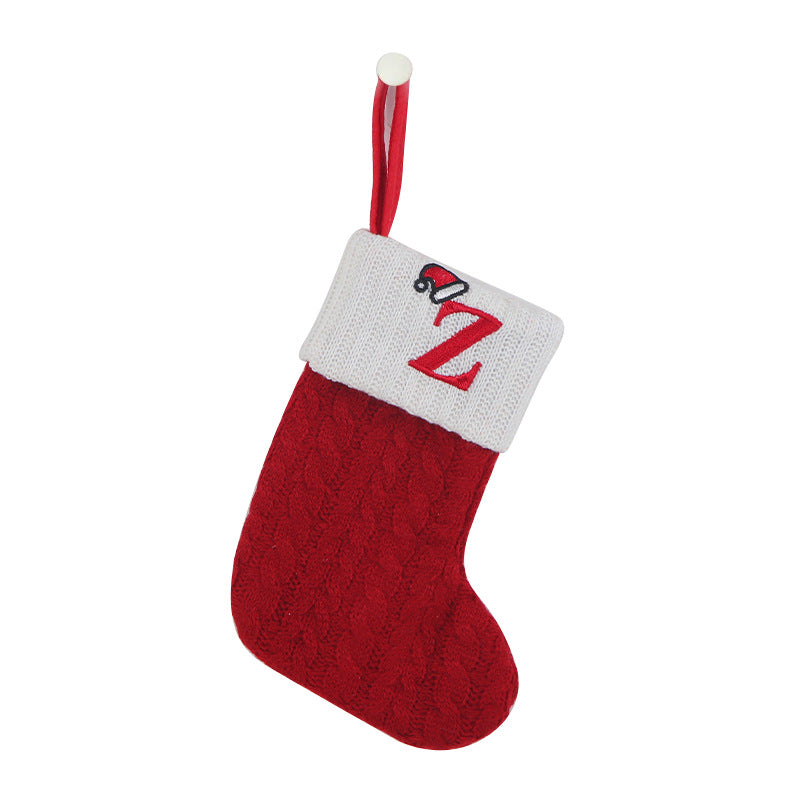 Personalized Letter Christmas Stocking