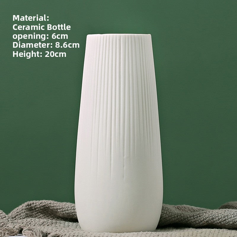 Minimalist Ceramic Flower Vase