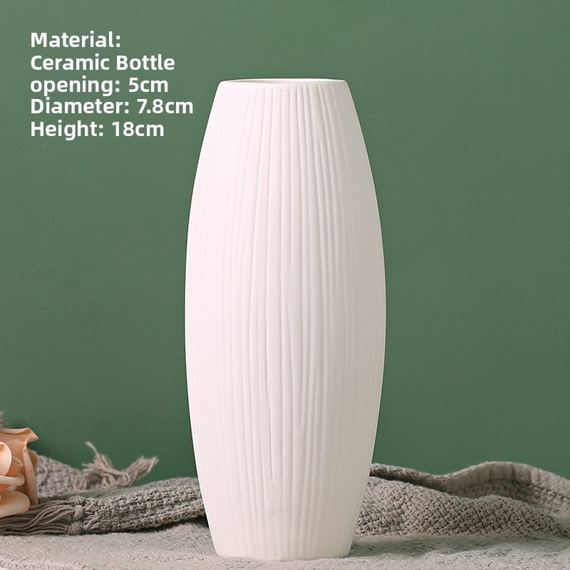 Minimalist Ceramic Flower Vase