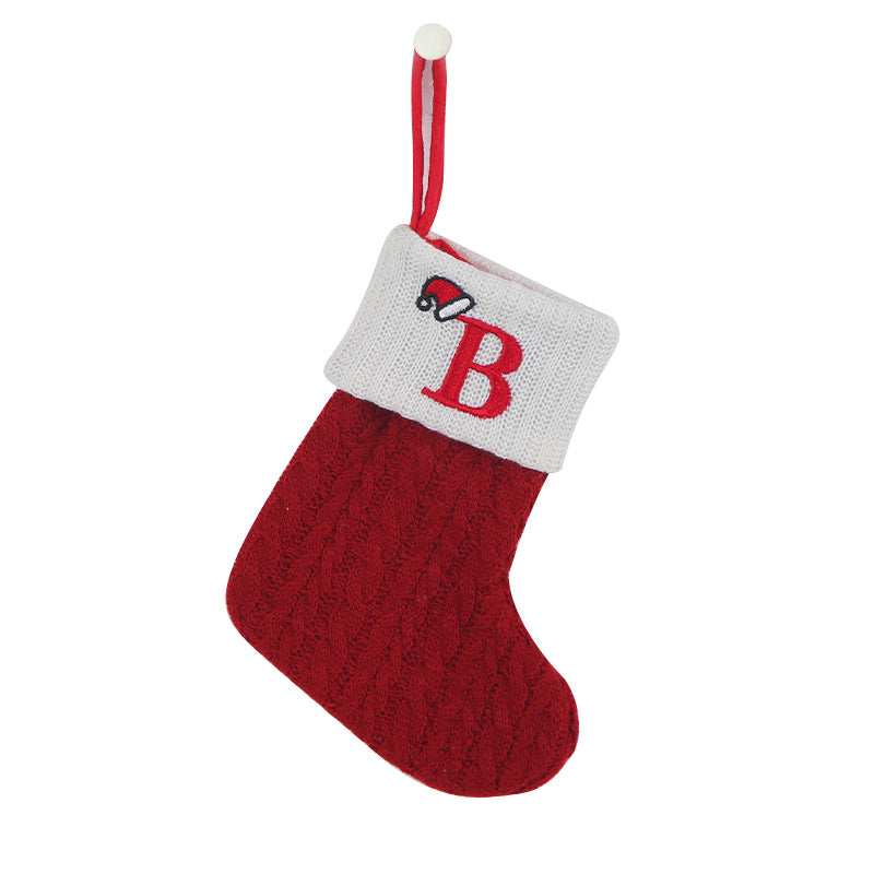 Personalized Letter Christmas Stocking
