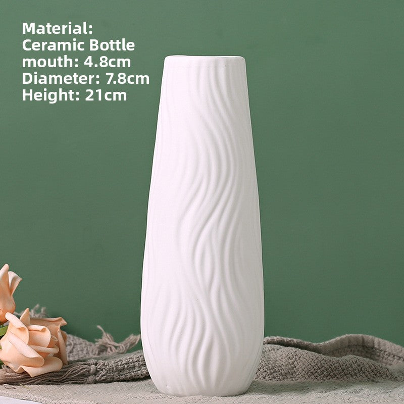 Minimalist Ceramic Flower Vase