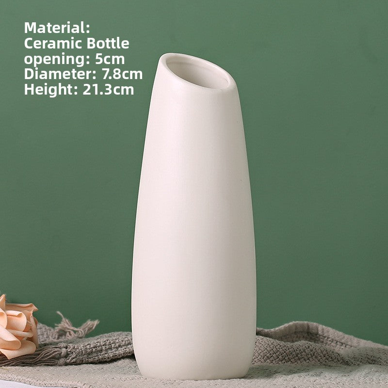 Minimalist Ceramic Flower Vase