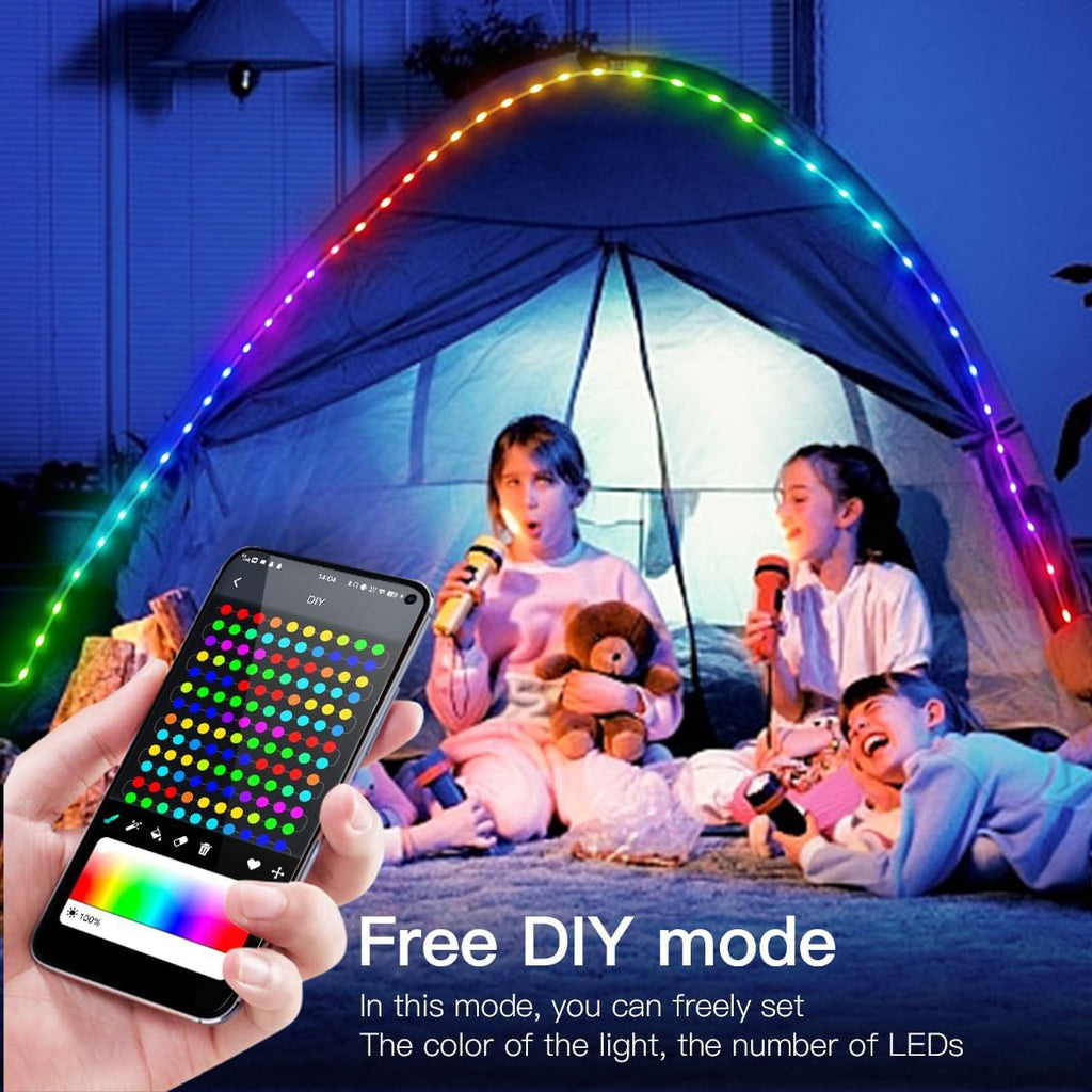 Music-Sync LED Curtain Lights